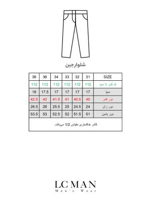 شلوار جین مردانه سرمه ای تیره 3