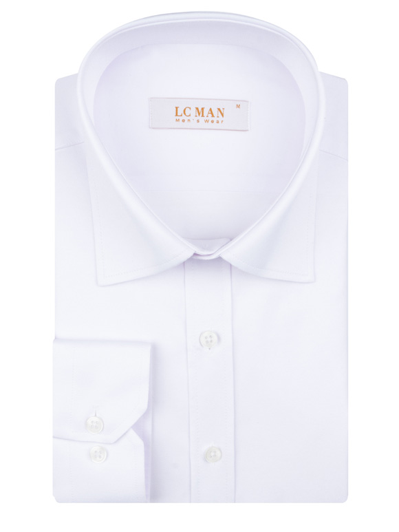 پیراهن سفید آستین بلند ال سی من 9