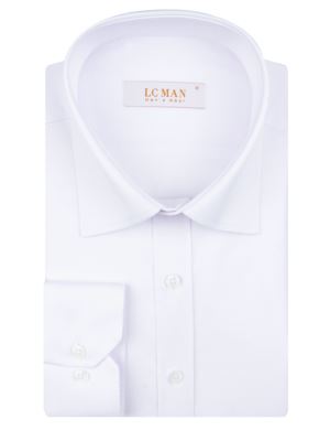 پیراهن سفید آستین بلند ال سی من 9