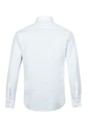 پیراهن سفید آستین بلند ال سی من 9