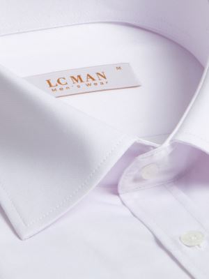 پیراهن سفید آستین بلند ال سی من 9