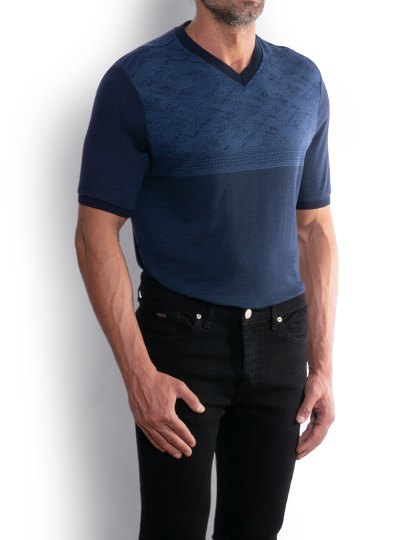 تیشرت یقه هفت ال سی من 287