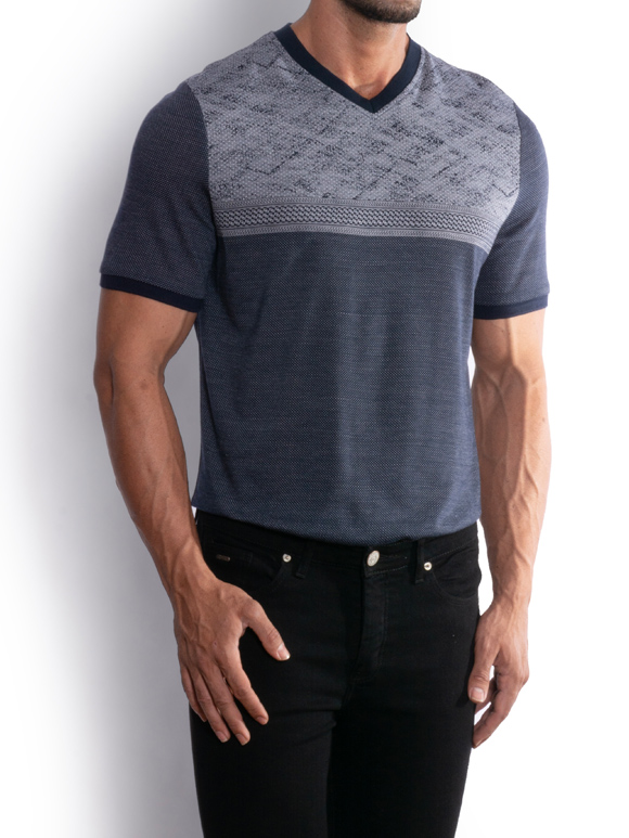 تیشرت یقه هفت ال سی من 287