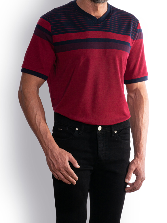 تیشرت یقه هفت ال سی من 287