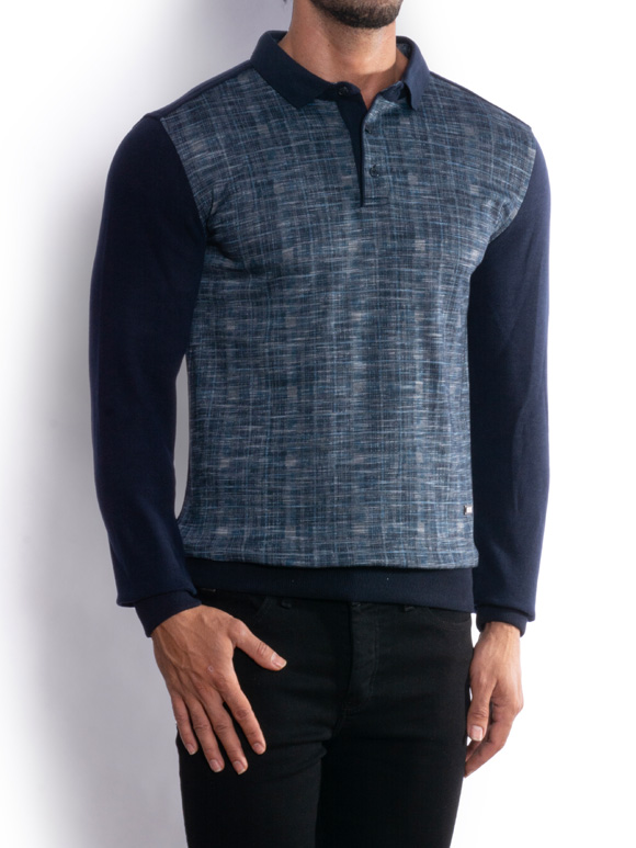 پولوشرت یقه شکاری آستین بلند 218