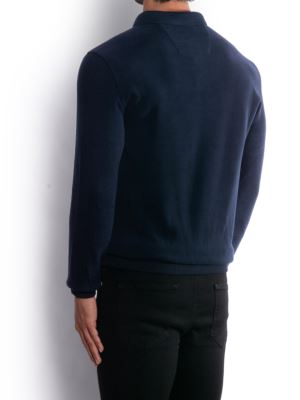 پولوشرت یقه شکاری آستین بلند 218