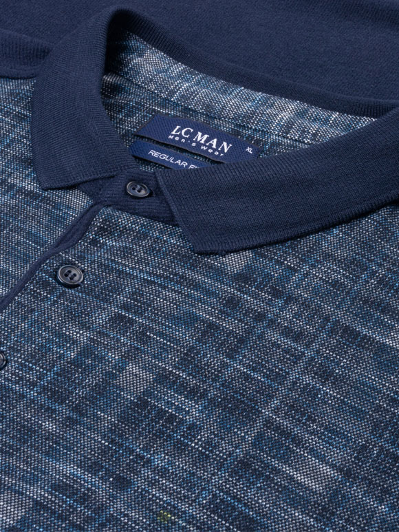 پولوشرت یقه شکاری آستین بلند 218