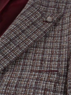 کت تک قرمز چهارخانه ال سی من 