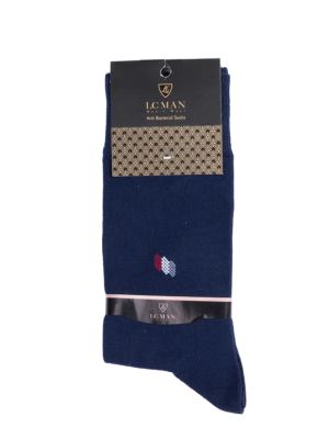 جوراب ساده سرمه ای