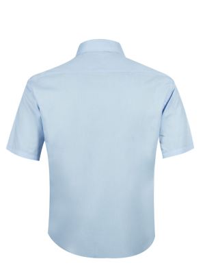 پیراهن آبی روشن آستین کوتاه ال سی من 