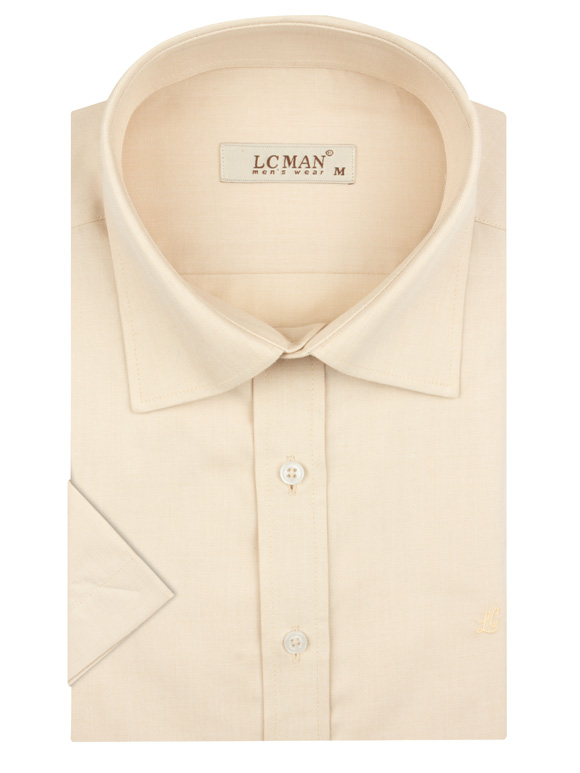 پیراهن کرم آستین کوتاه  ال سی من 2