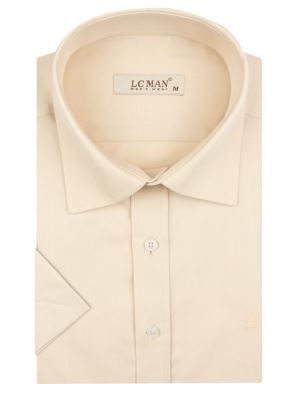 پیراهن کرم آستین کوتاه  ال سی من 2