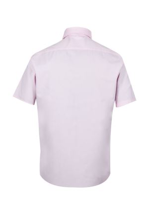 پیراهن صورتی آستین کوتاه ال سی من