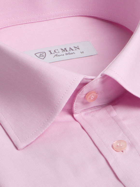 پیراهن صورتی آستین کوتاه ال سی من