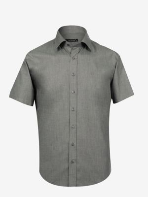 پیراهن طوسی روشن آستین کوتاه ال سی من