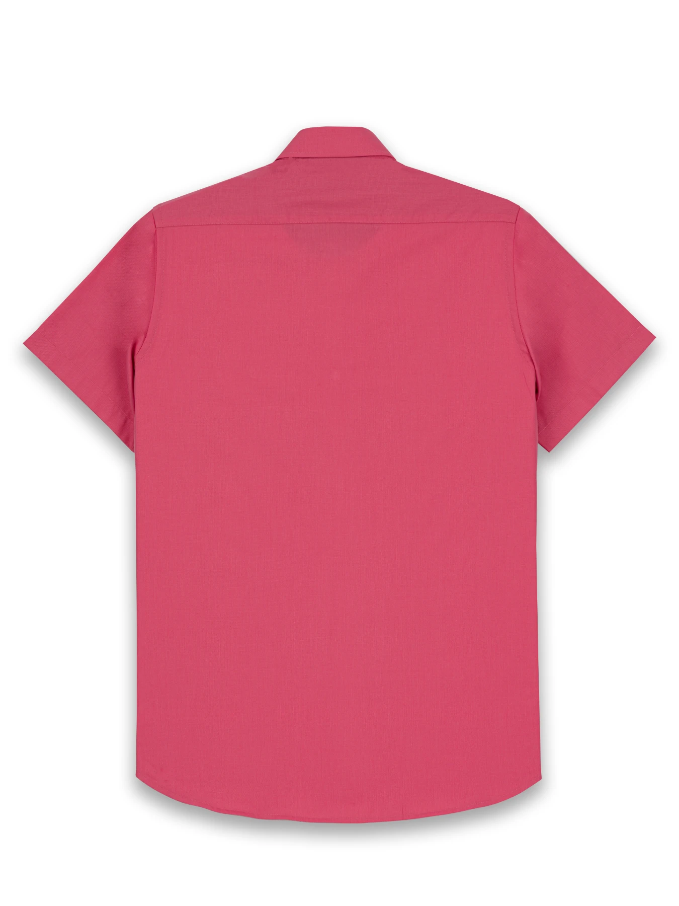 پیراهن آستین کوتاه صورتی ساده ال سی من 11