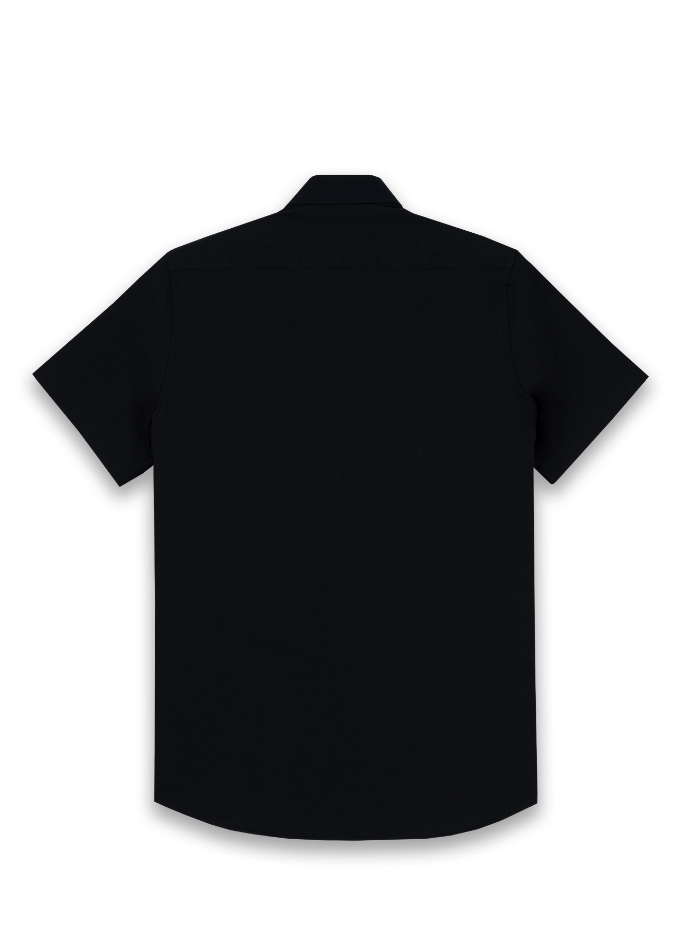 پیراهن آستین کوتاه سرمه ای ساده ال سی من 20