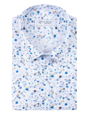 پیراهن آستین کوتاه هاوایی ال سی من 11