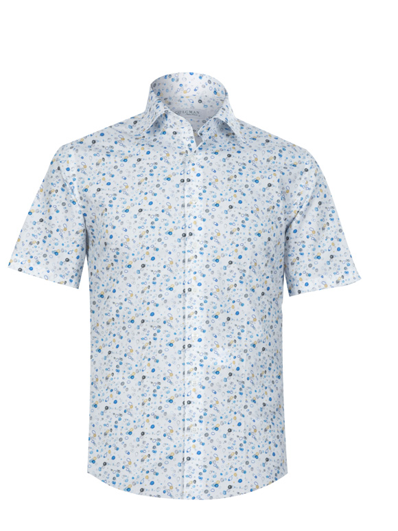 پیراهن آستین کوتاه هاوایی ال سی من 11