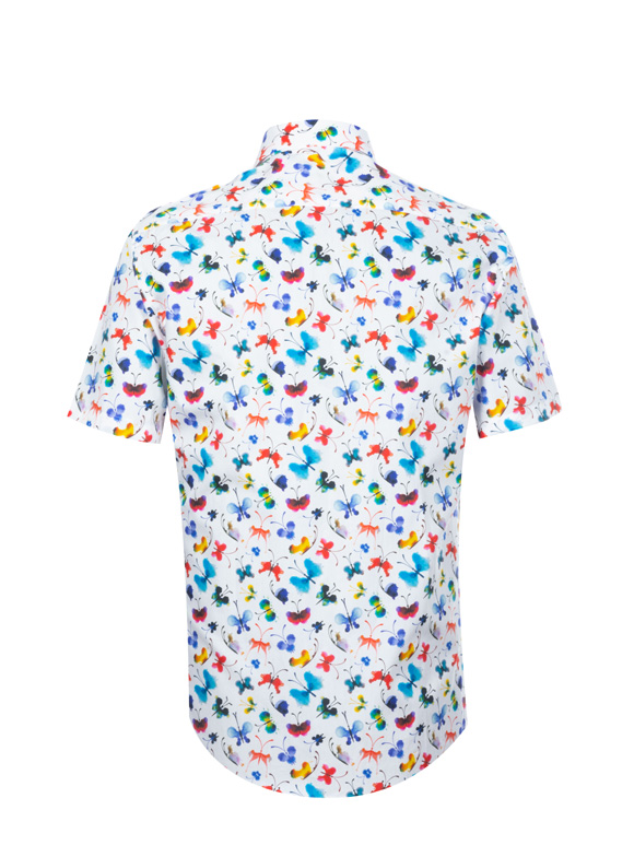 پیراهن آستین کوتاه هاوایی ال سی من 10