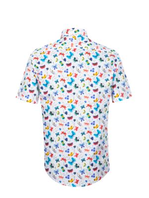 پیراهن آستین کوتاه هاوایی ال سی من 10