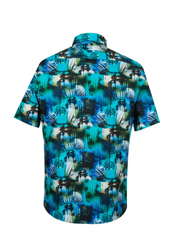 پیراهن طرح دار آستین کوتاه ال سی من 3