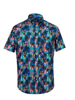 پیراهن طرح دار آستین کوتاه ال سی من 1