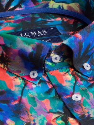 پیراهن طرح دار آستین کوتاه ال سی من 1