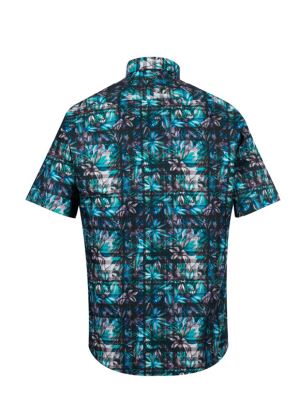 پیراهن طرح دار آستین کوتاه ال سی من 5