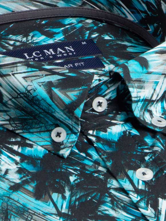 پیراهن آستین کوتاه هاوایی ال سی من 2