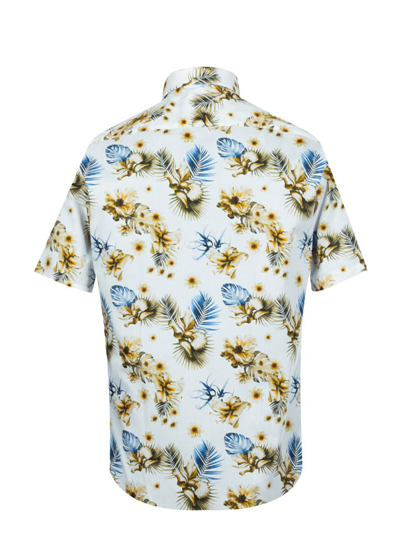 پیراهن آستین کوتاه طرح دار ال سی من 8