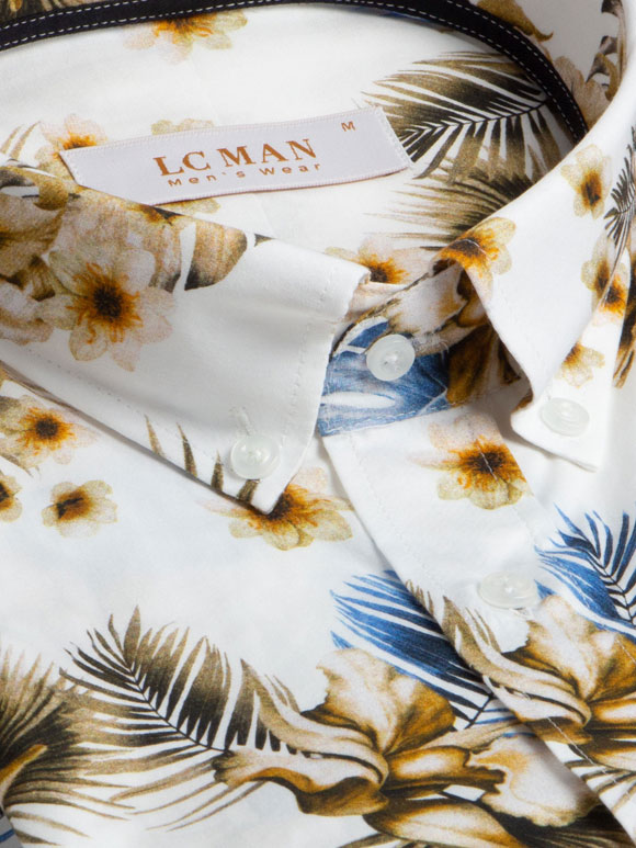 پیراهن آستین کوتاه طرح دار ال سی من 8