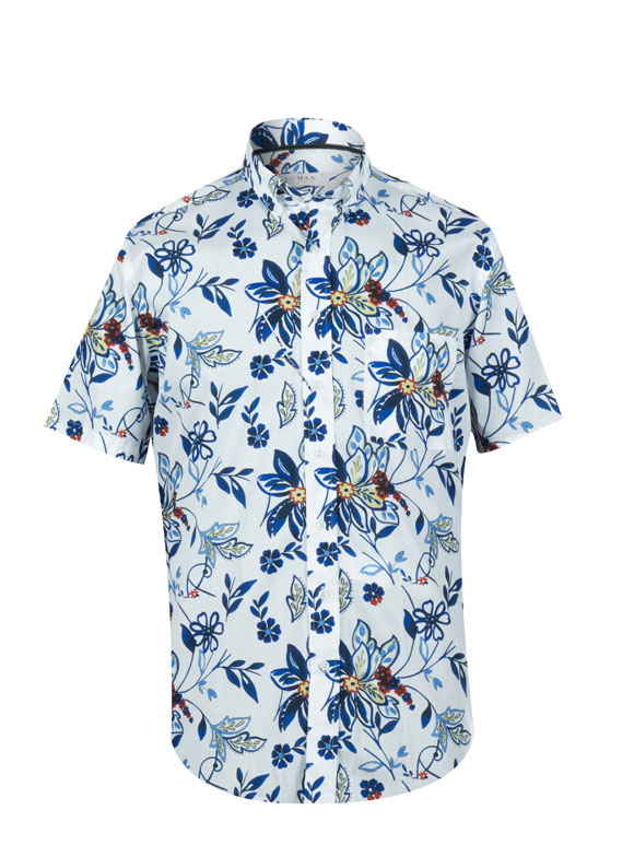 پیراهن گل دار آستین کوتاه ال سی من 9