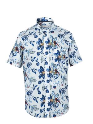 پیراهن گل دار آستین کوتاه ال سی من 9