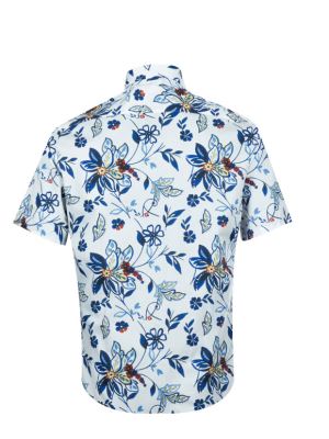 پیراهن گل دار آستین کوتاه ال سی من 9