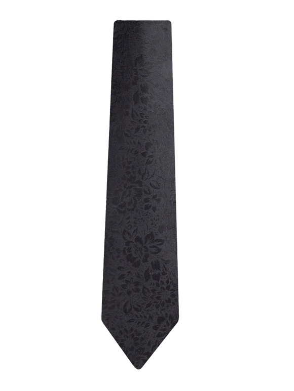 کراوات گل دار مشکی