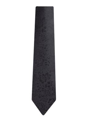 کراوات گل دار مشکی