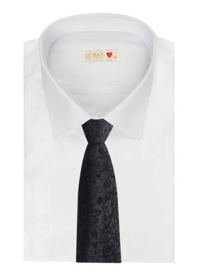 کراوات گل دار مشکی