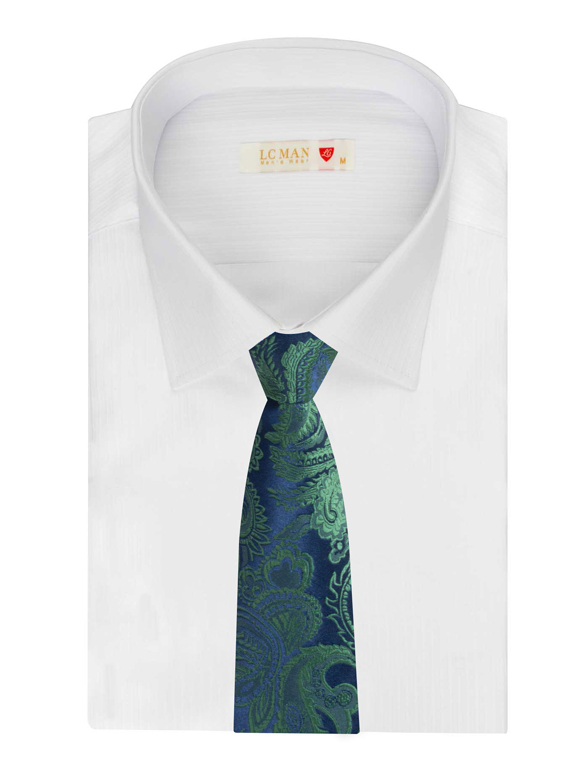 کراوات بوته جقه ای سبز ال سی من
