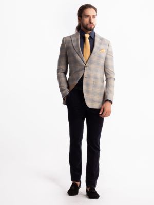 کت تک طوسی چهارخانه ال سی من 2