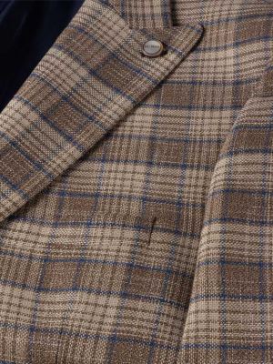 کت تک چهارخانه کرم ال سی من