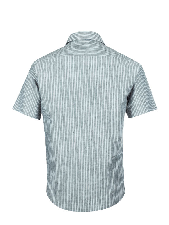 پیراهن آستین کوتاه مردانه راه راه ال سی من 199