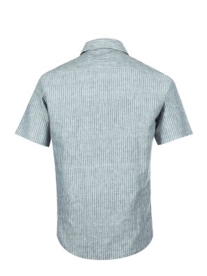 پیراهن آستین کوتاه مردانه راه راه ال سی من 199