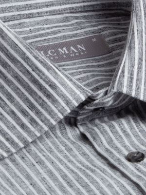 پیراهن آستین کوتاه مردانه راه راه ال سی من 199