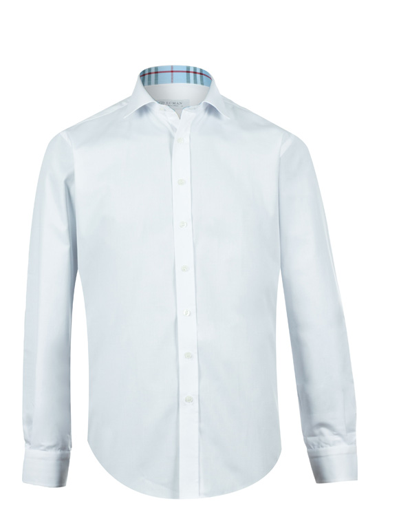 پیراهن آستین بلند سفید ال سی من 3