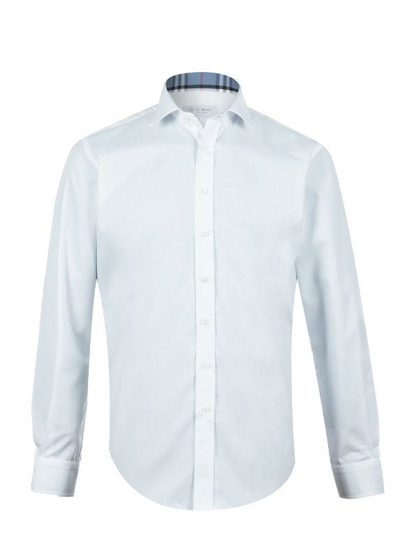 پیراهن سفید آستین بلند ال سی من 1