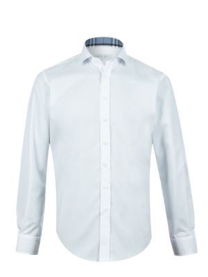 پیراهن سفید آستین بلند ال سی من 1