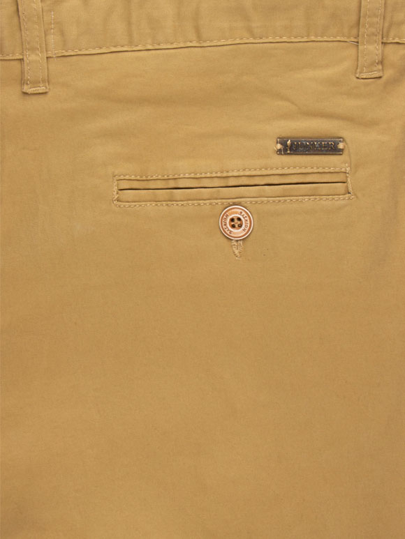 شلوارکتان مردانه کرم ساده ال سی من