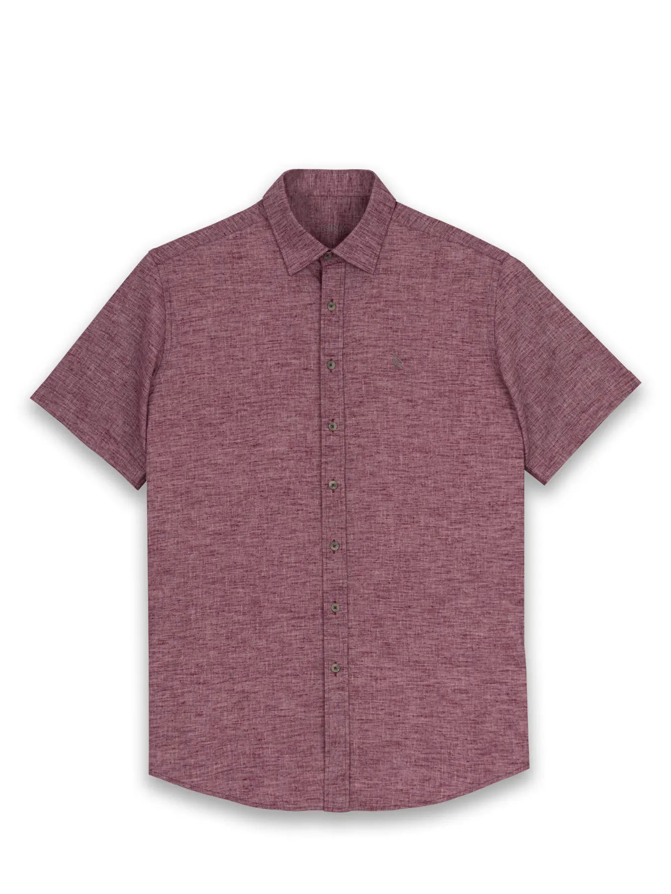 پیراهن آستین کوتاه صورتی طرح حصیری ال سی من 