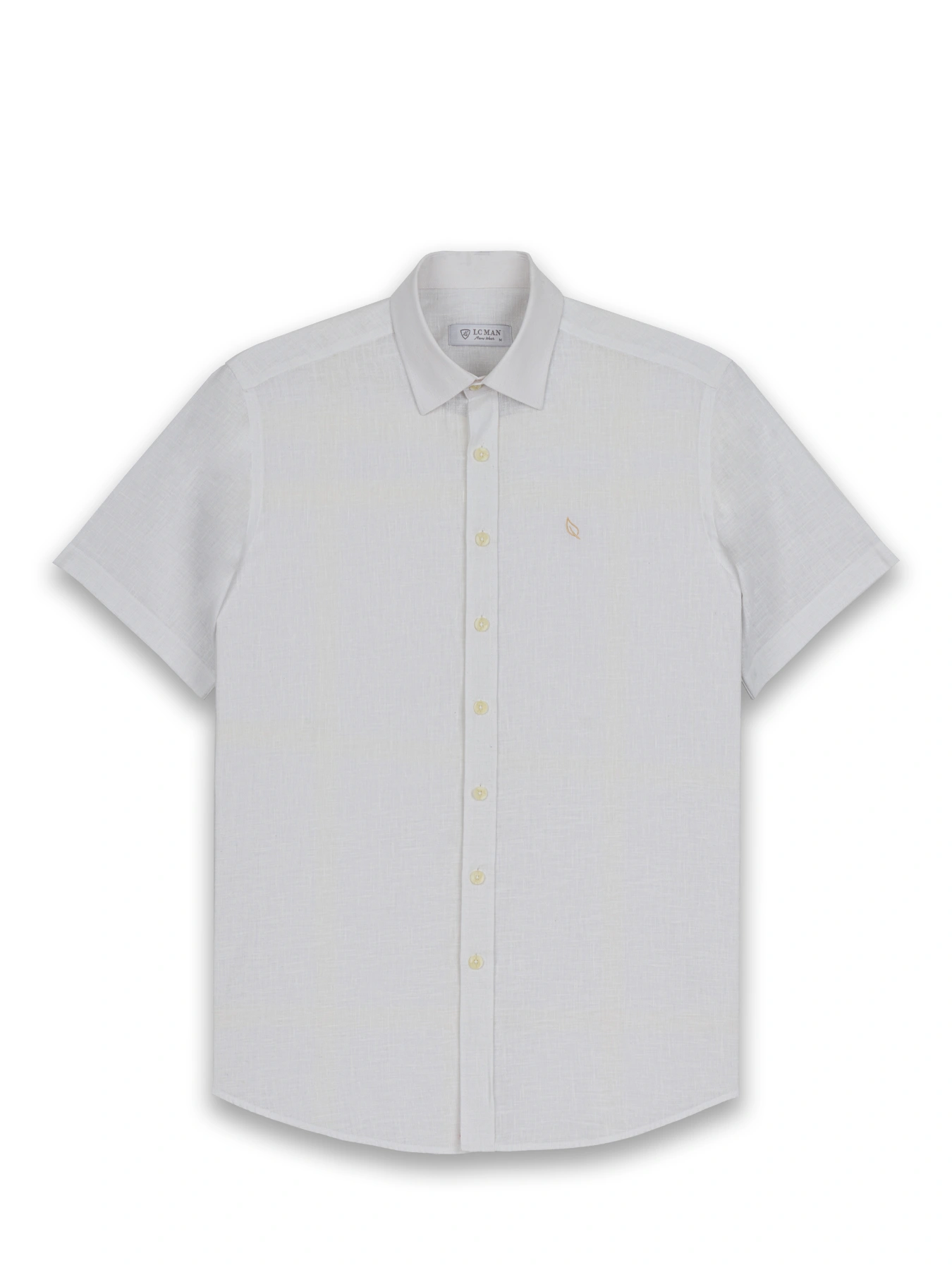 پیراهن آستین کوتاه سفید ال سی من 50